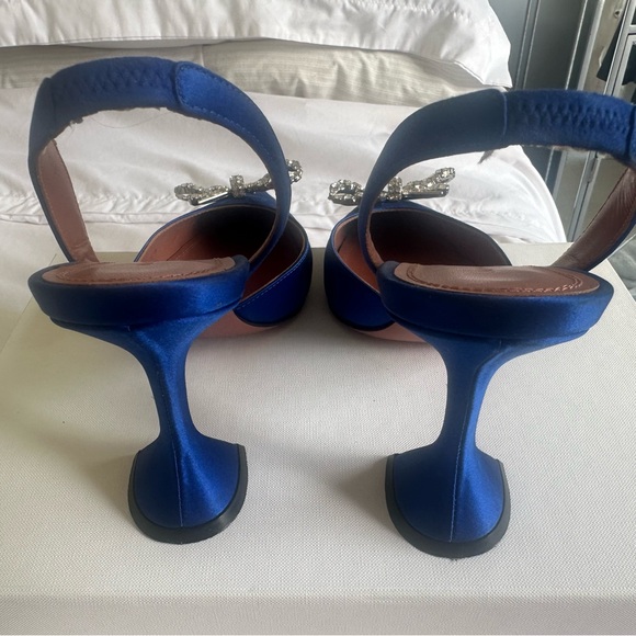 AMINA MUADDI ROSIE CRYSTAL BOW SLING - Picture 3 of 8